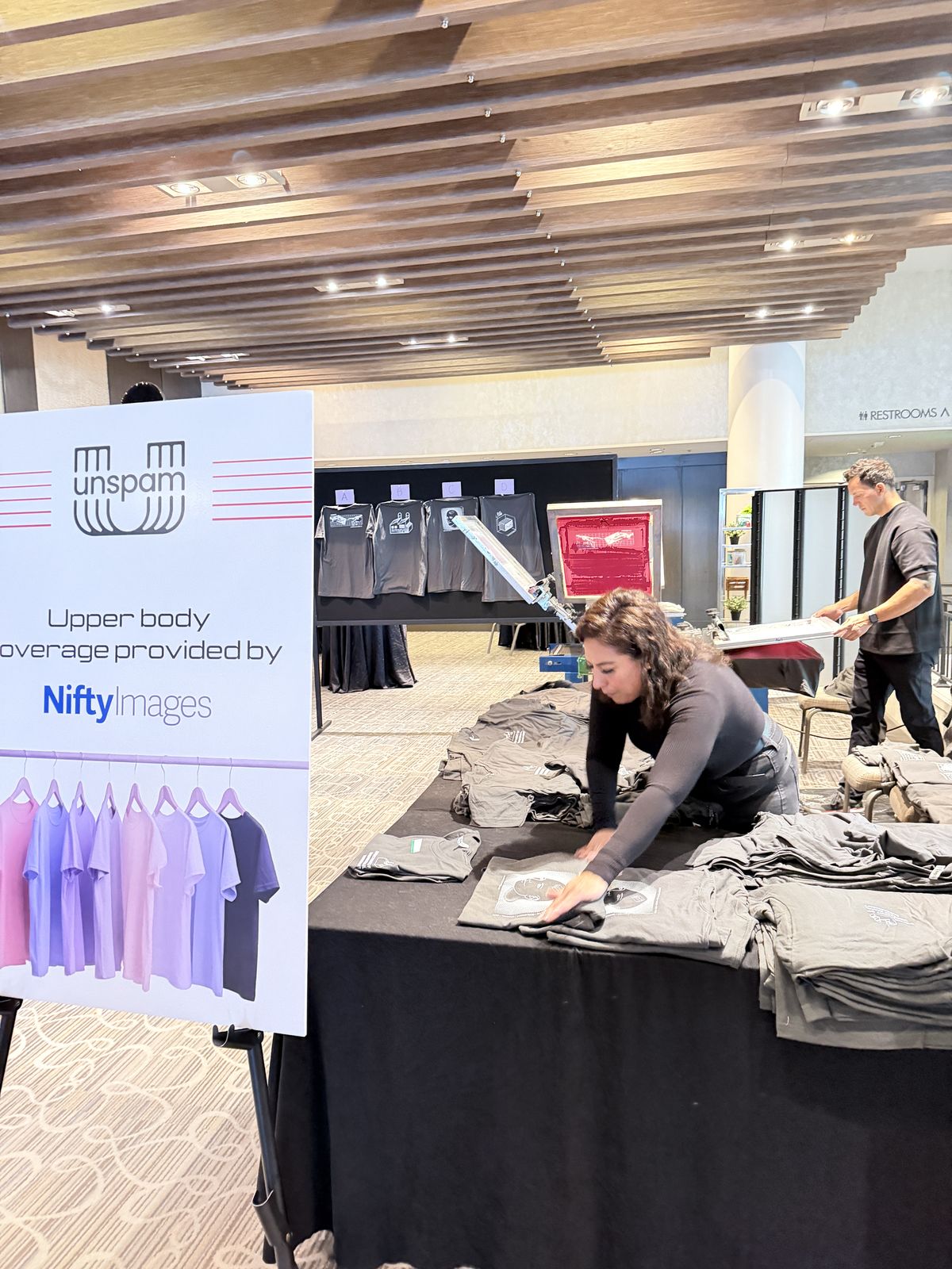 Live event printing at a Pittsburgh brand activations & pop-ups event